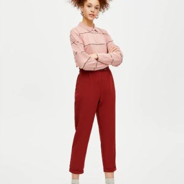 Pull and Bear paperbag hlače vl.L / TOTALNA ČISTKA