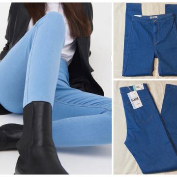 Sinsay - nove - highwaist skinny - 36/38