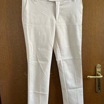 SINSAY krem svečane hlače, S