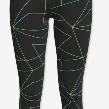 CRNE TAJICE S ZELENIM DETALJIMA vel.36,38 -  NOVO