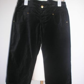 TERRANOVA FASHION baršun kratke hlače