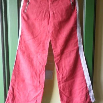 TERRANOVA - ŽENSKE ŠIROKE LANENE HLAČE 36 / 38 S - M