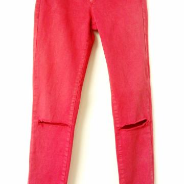 Uske skinny roze traperice 34 ZARA