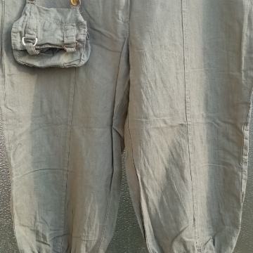 ženske capri hlače lan