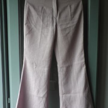 ŽENSKE ŠIROKE LAGANE HLAČE 40 M