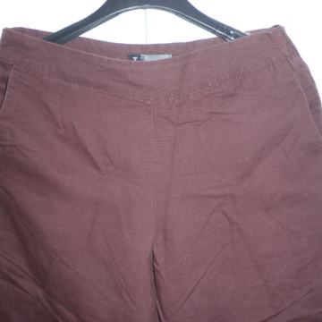 ŽENSKE ŠIROKE PAMUČNE / LANENE HLAČE 36 / 38 S