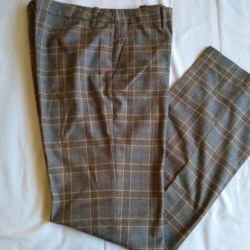 Ženske smeđe karirane hlače Benetton