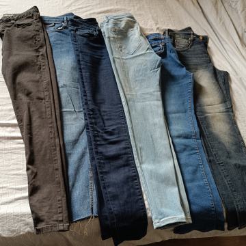 Ženske traperice 6 komada, veličina 38-40