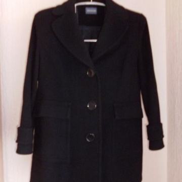 "Adagio" ženski crni kaput vel. 42