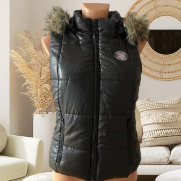 Aeropostale crni prsluk gilet vel S 34/36, 158/164, novo