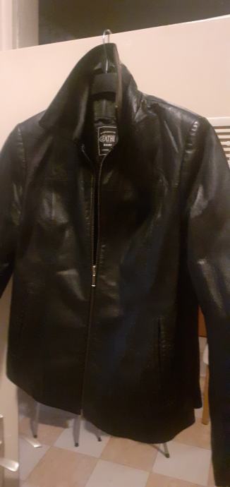Authentic br.38 kožna kvalitetna ugodna jakna