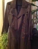 Trenchcoat bež baloner lagani mantil vel.M-L