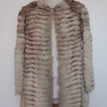 Bunda krzneni kaput polarna lisica