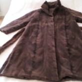 Bunda od nerca, smeđa dugačka, nova