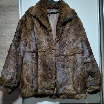 Bunda od pravog francuskog zečjeg krzna