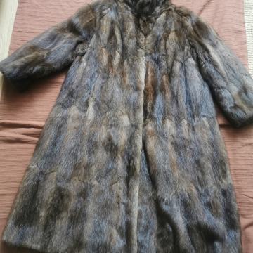 Bunda od smeđeg nerca XL