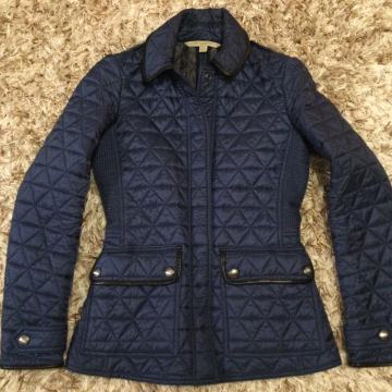 BURBERRY BRIT zenska stepana quilted jakna sako za jahanje casual XS