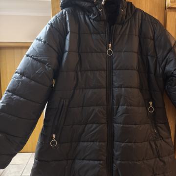 Crna topla nova jakna xxxl