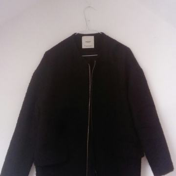 Crni kaput like Chanel MANGO 36