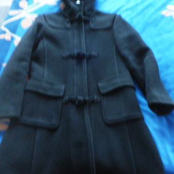 Crni kaput za montgomery Benetton (orginal)