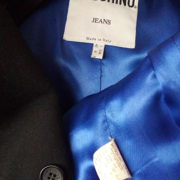 Crni kaput MOSCHINO original 36 38