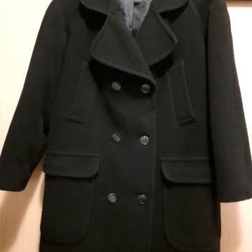 Crni kaput oversized M-XL