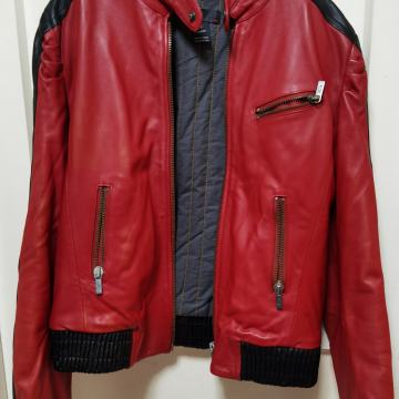 DIEZEL CRVENA KOŽNA JAKNA - SAMO 1900 KN!!