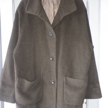 DINO MODA - ŽENSKA TOPLA VUNENA BUNDA / KAPUT 46 - 48 XL