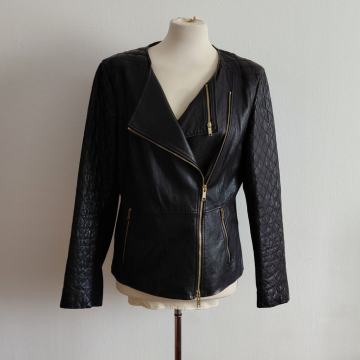 DONNA KARAN - KOŽNA JAKNA