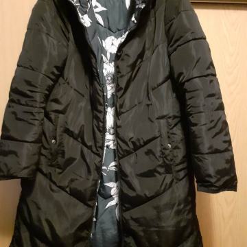 Duga zimska jakna s dva lica