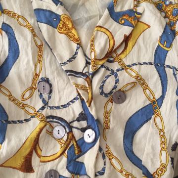 EXALTATION PARIS ljetna jakna  sa printom lanaca Versace style