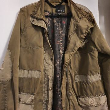 Jakna 40 broj, Parka, maslinasto zelene boje