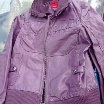 JAKNA KOŽNA-vel.M-Ljubičasta