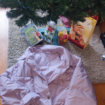 Jakna pernata rose boje - vel.42-44  + 50% popust na drugi artikl