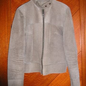 Jakna prava brušena gamoš koža