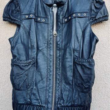 Kožna jakna kratkih rukava