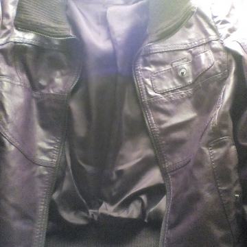 KOŽNA JAKNA VERO MODA vel.M-Bordo boja