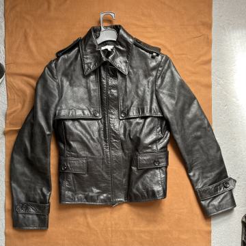 KOŽNA JAKNA - ŽENSKA, CRNA