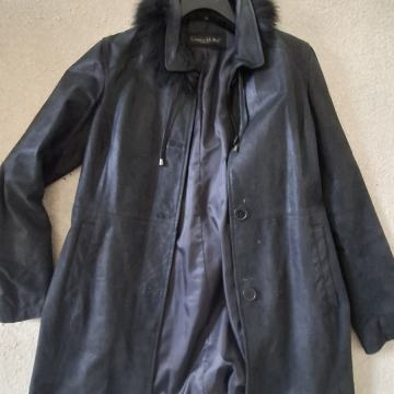 KOŽNI KAPUT SA PRAVIM KRZNOM