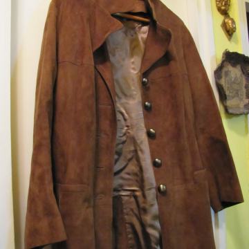 Kožni kaputić od brušene jelenje kože