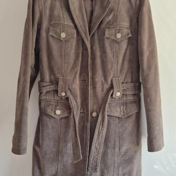 Kožni mantil NAFNAF