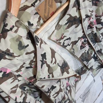 Kratka traper jakna army uzorak, vel S