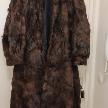 Krzneni kaput ženska vel L-XL