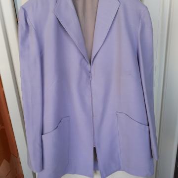 Lanena jaknica boje lavande L/42
