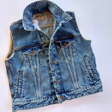 Nudie Jeans CO anna denim vest light vintage
