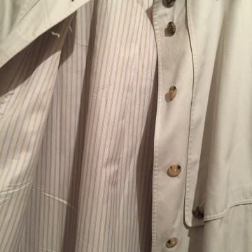 Oversize bijeli baloner ledeno bijela  trenchcoat