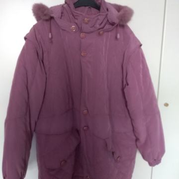 Prljavo roza jakna L veličine