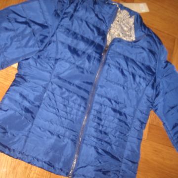 PLAVA JAKNA VEL. 38 i VEL 36 - NOVO