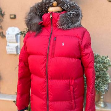 Ralph Lauren perjana jakna s pravim krznom