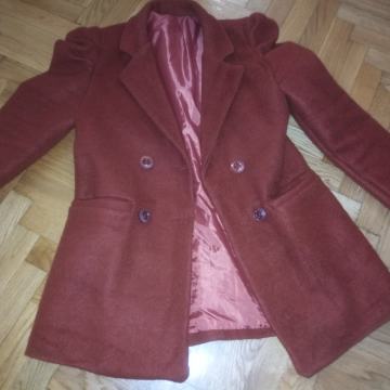 SMEĐI KAPUT S PUFF RUKAVIMA vel.40/42 - NOVO